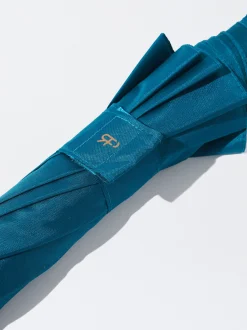 PARFOIS Große|Regenschirm>Großer Faltbarer Regenschirm Blau